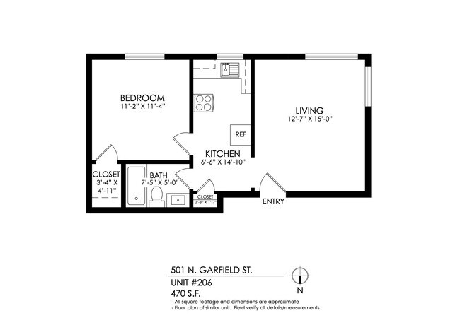 Floorplan - 475-501 Garfield