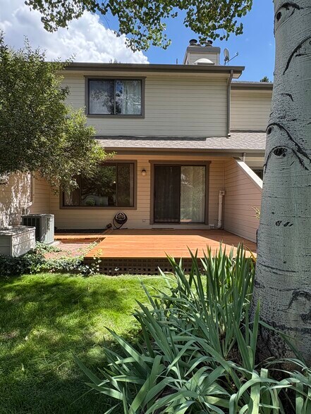 View of Townhouse (back) from Common Space - 4639 Burgundy Ln