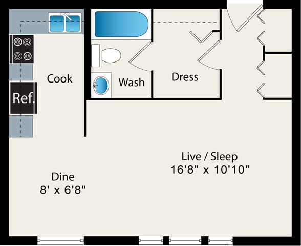 Floorplan - Reside at 2727