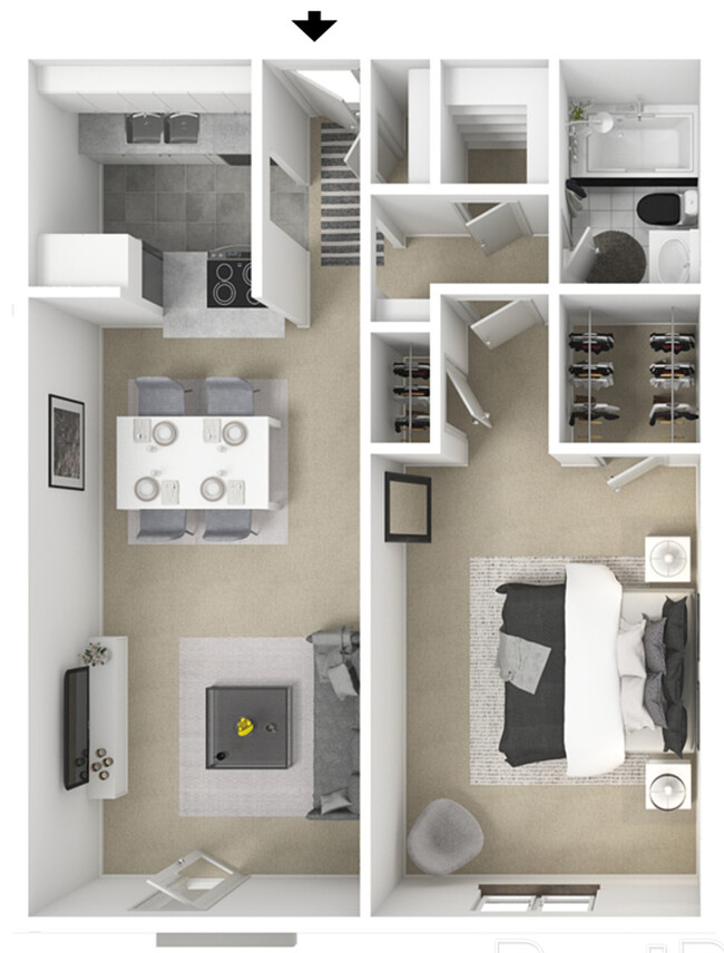 Floorplan - Sunset Grove Apartments