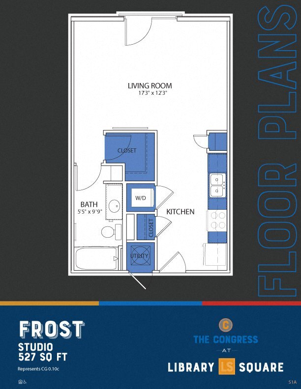 Floorplan - The Congress at Library Square