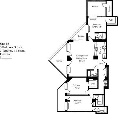 Floorplan - Portside Towers