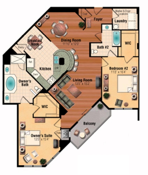2BR/2BA - Grandview at Annapolis Towne Centre