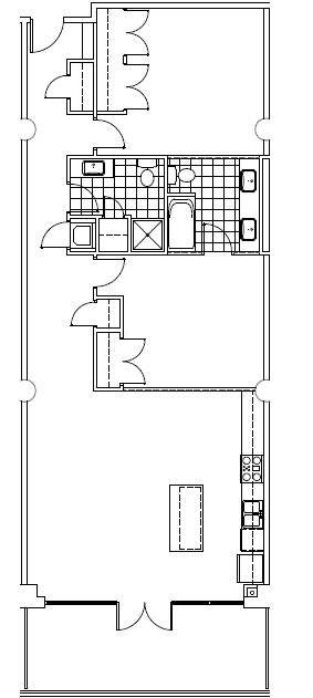 2BR/2BA - Chesapeake Lofts