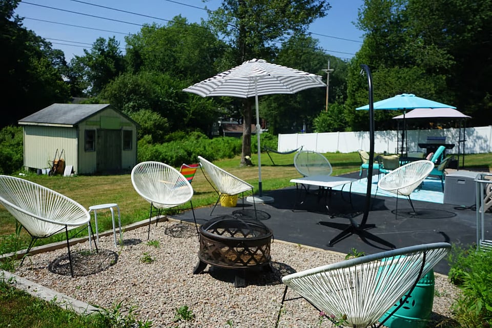 Backyard space for cozy fire's and smores - 15 Brandywine Dr