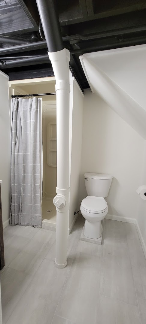 Basement Bathroom includes Shower, new tile, new toilet, new light fixtures, new vanity, new faucet, - 6305 49th Ave