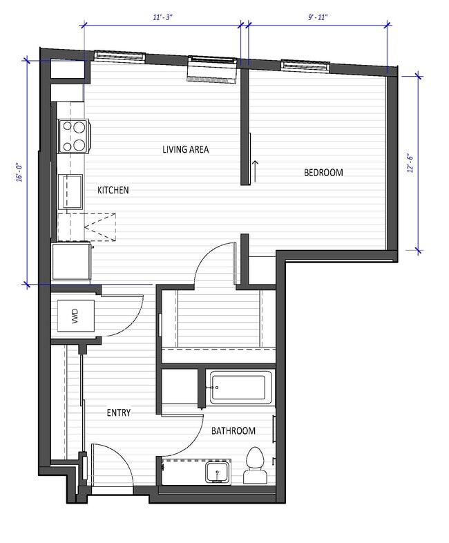 Floorplan - Hyas Point Apartments