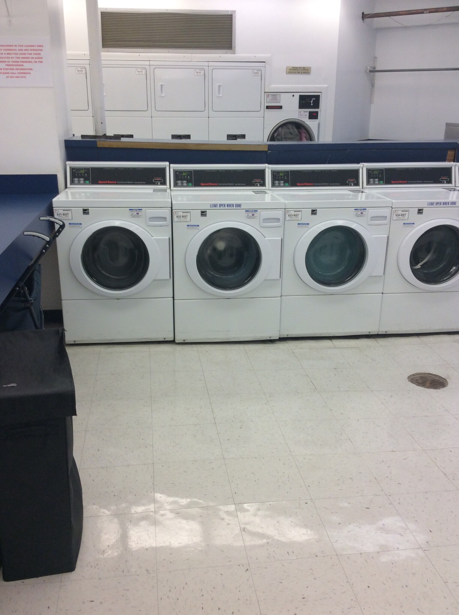 Tumbler washers and dryers - 405 N WABASH Ave