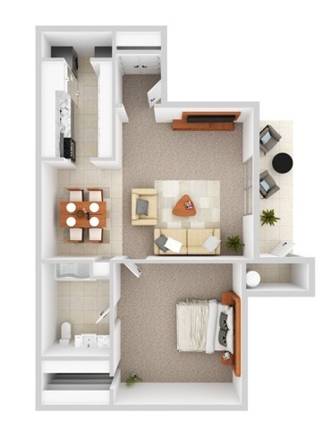1 Bedroom 1 Bath - Madison at Green Valley