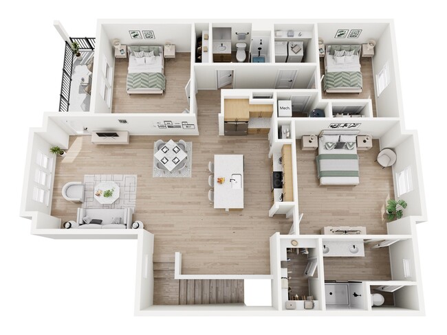 Floorplan - Bloom Rental Living