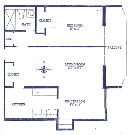 Floorplan - The Carlyle on the Lake