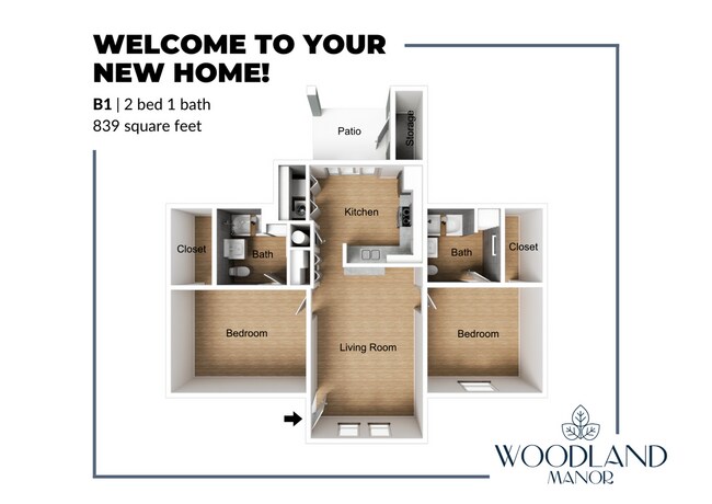 B16 Floor Plan - Woodland Manor