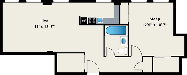 Floorplan - Reside on Wellington