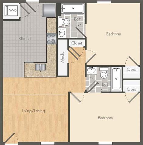 Floorplan - The Five @ North Decatur