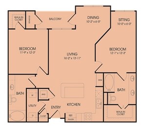 2BR/2BA - The Millennium Waterway
