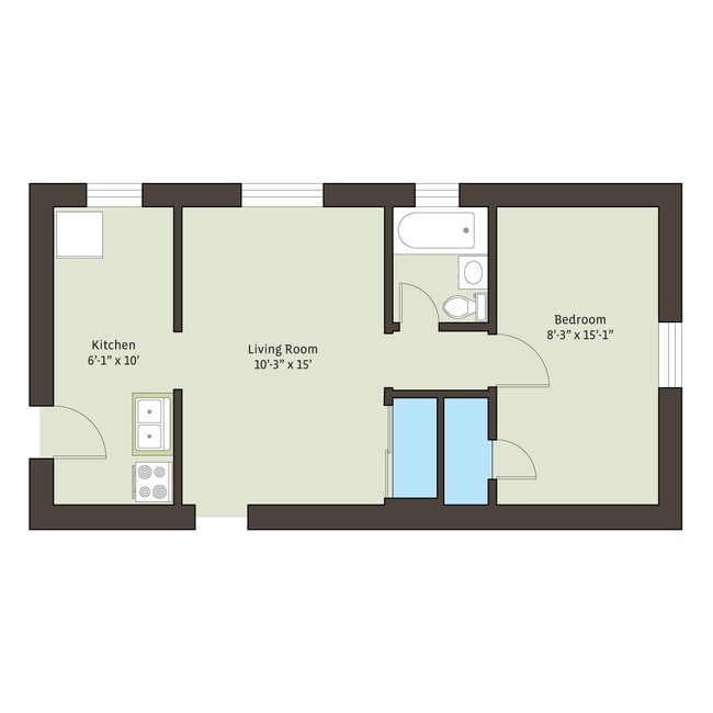 Floorplan - 4721 S. Ellis Avenue