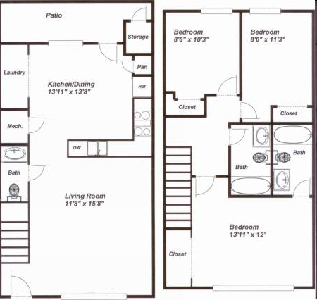 3BR/2.5BA - Parklight