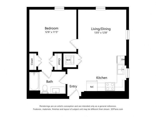 Floorplan - Upper Post Flats