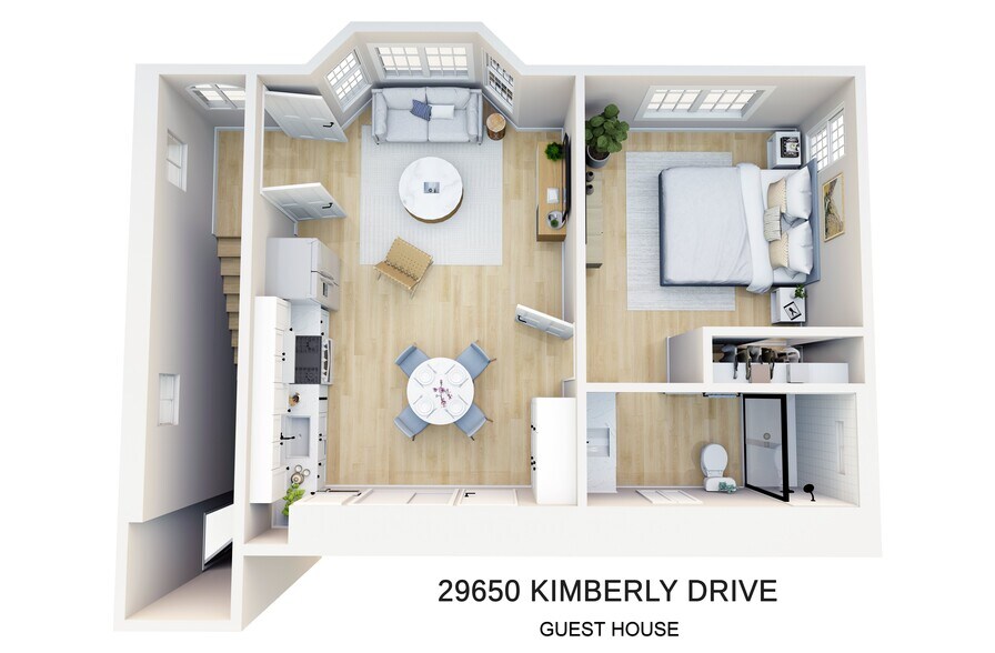 Guest House Floor Plan - 29650 Kimberly Dr
