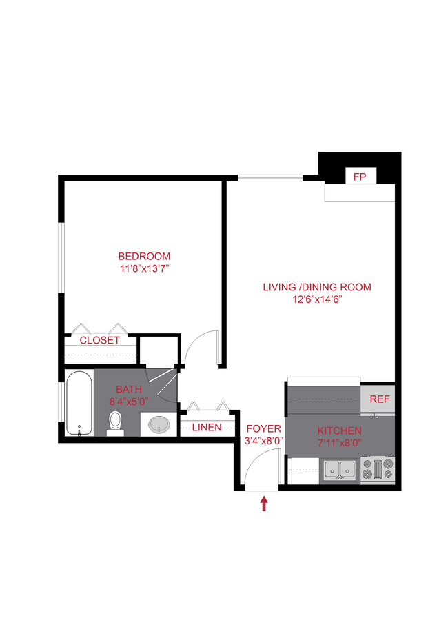 Floorplan - 1430 Humboldt