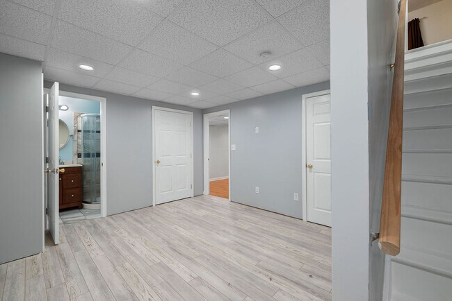 Basement living area - 525 Meade Ave