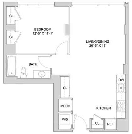 Floorplan - The Modern at Art Place