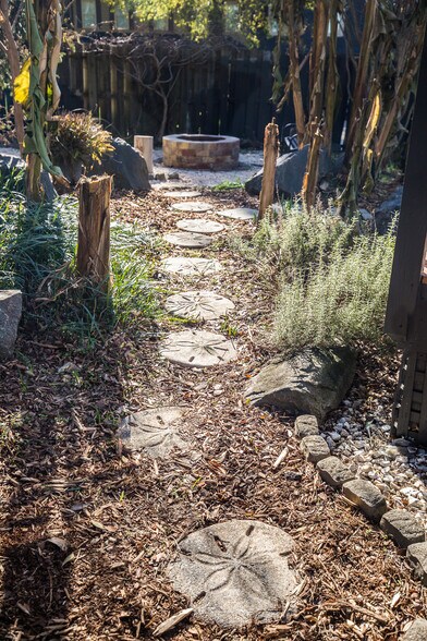 Backyard Walkway - 2216 Katherine Kiker Rd