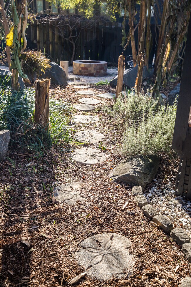 Backyard Walkway - 2216 Katherine Kiker Rd