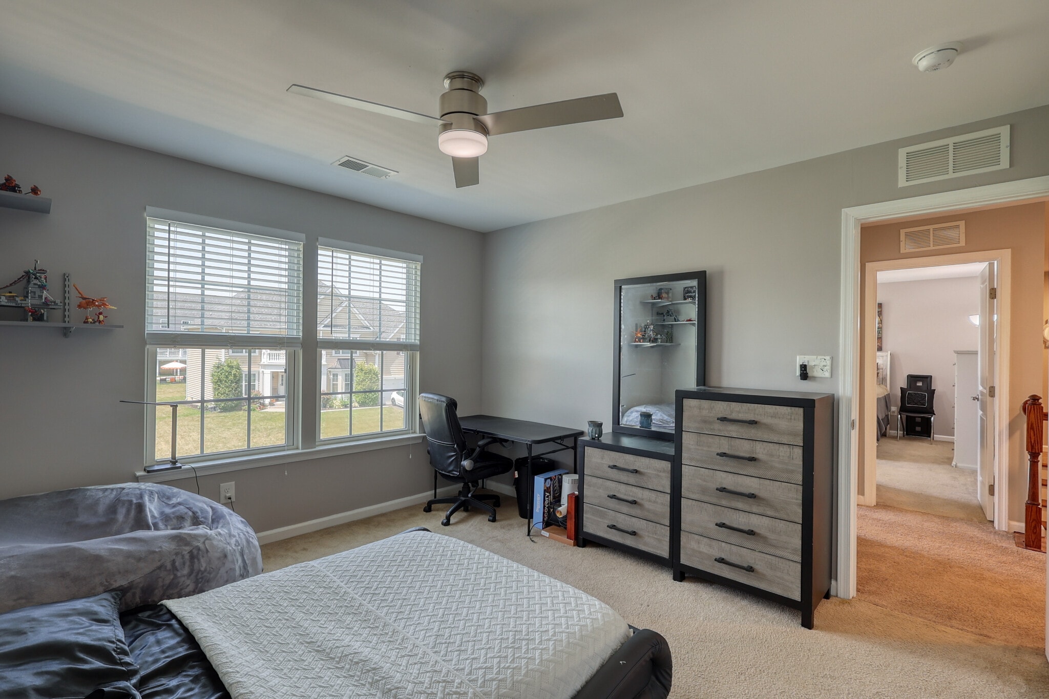 Bedroom #2 with ceiling fan - 1504 El Dorado Way