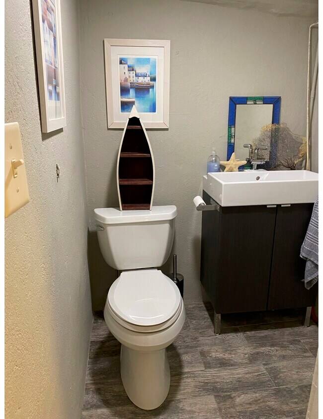 Basement half bath - 2432 E County Line Rd