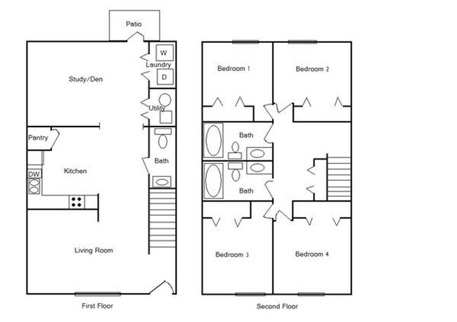 Building Photo - 4 bedroom / 2 1/2 Bath. Undergrad Welcome....