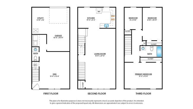 Floorplan - River Walk Townhomes