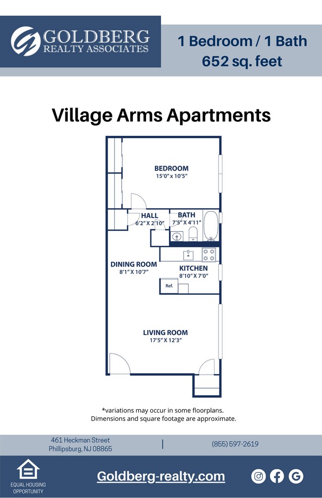 Floorplan - Village Arms Apartments