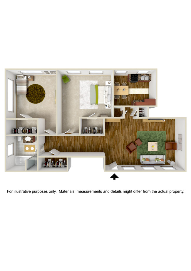 Floorplan - Baldwin Manor and Windsor Manor Apartments