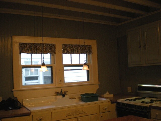 Kitchen kept retro original - 135 Roney Rd
