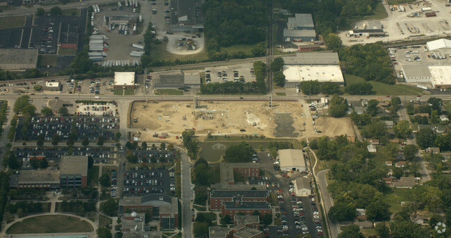 Aerial Photo - Greyhound Village