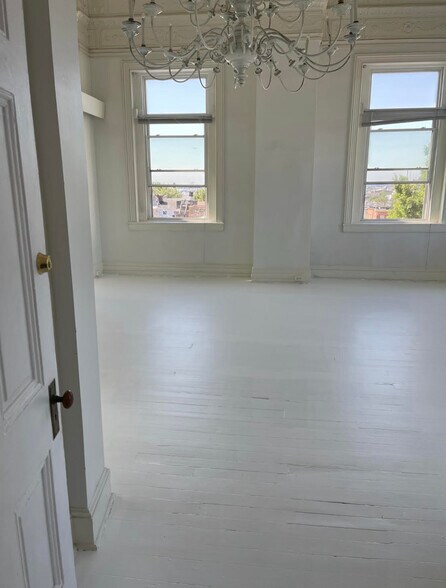 This amazing apartment is all white -- literally, floor to ceiiling - 1901 E Lombard St
