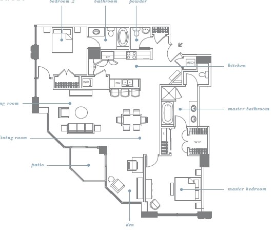 2BR/2.5BA - Gallery Condominiums