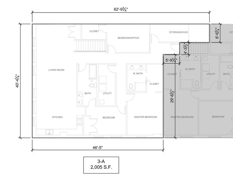 3A Floor plan - 403 Main St
