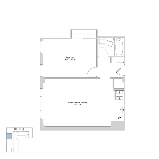 Floorplan - 5550 S Dorchester