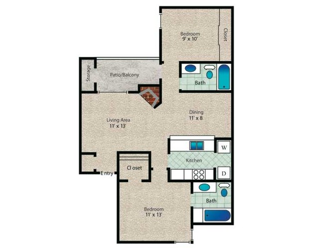 Floorplan - Towne Centre Village