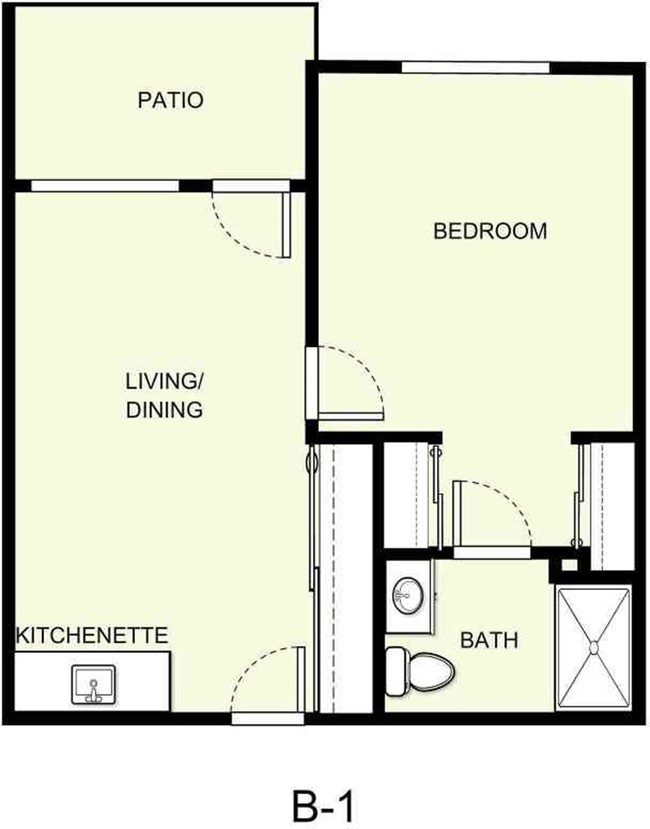 Floor Plan B-1 - Pearl Crossing