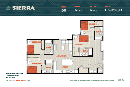 Floorplan - Sierra Student Apartments