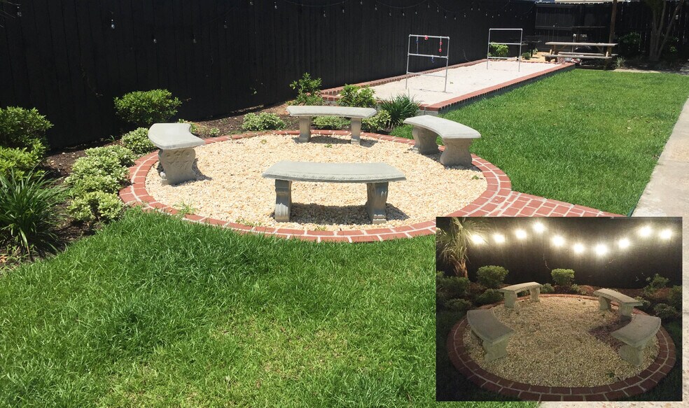 front common area ladder golf and corn hole - 16 Reid St