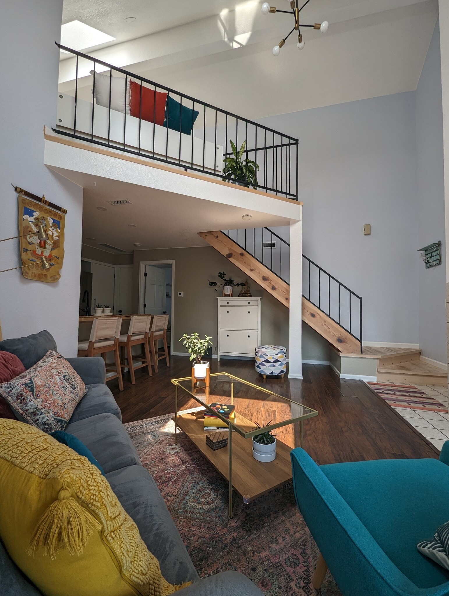 The abundance of natural light and the open design make this space very inviting. - 842 S Vance St