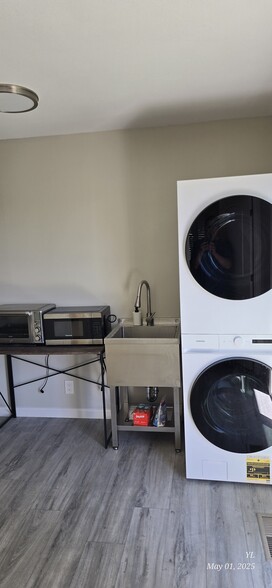 In-unit washer and dryer – brand new and for your use only. - 503 Yorkshire Dr