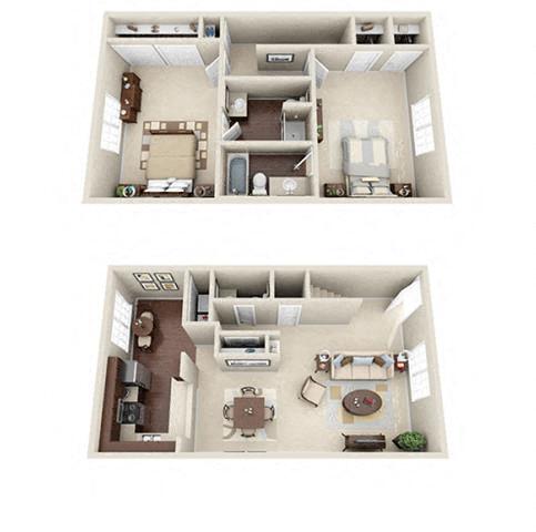 Floorplan - Dwell at Clear Lake Apartment Homes