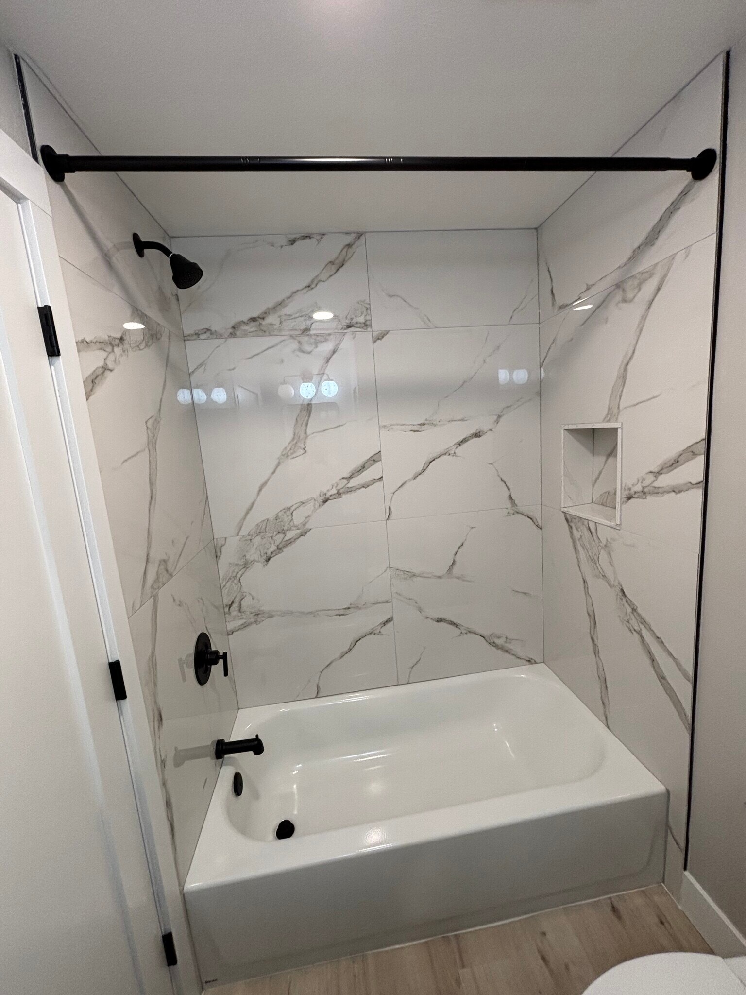 Custom tile shower with high end fixtures - 2026 Lombard Ave