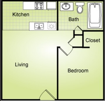 1 bedroom - Vintage Court Apartments