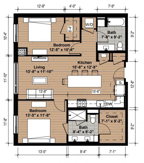 Floorplan - Life Time Living Burlington